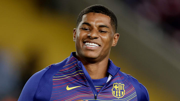 Marcus Rashford is enjoying life in Catalonia.