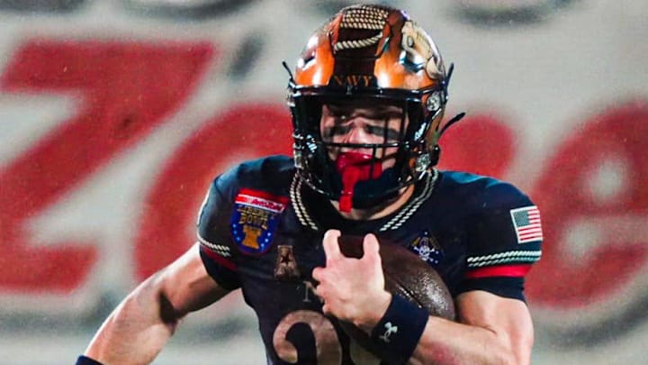 Navy’s Eli Heidenreich might be too small for the Packers. Navy’s Eli Heidenreich might be too small for the Packers.