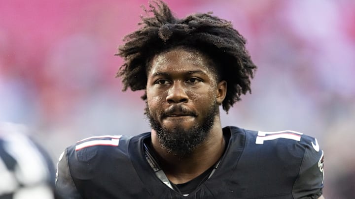 Atlanta Falcons linebacker Jalon Walker 