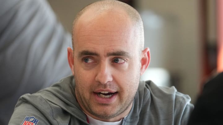 Arizona Cardinals offensive coordinator Drew Petzing.