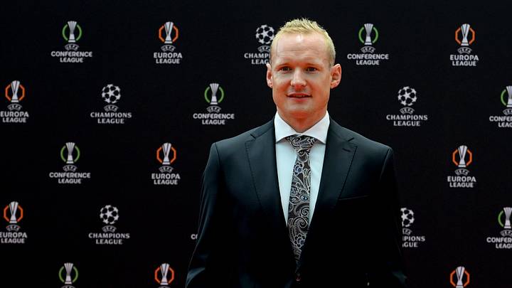 Sebastian Rode bei der Europa-League-Auslosung