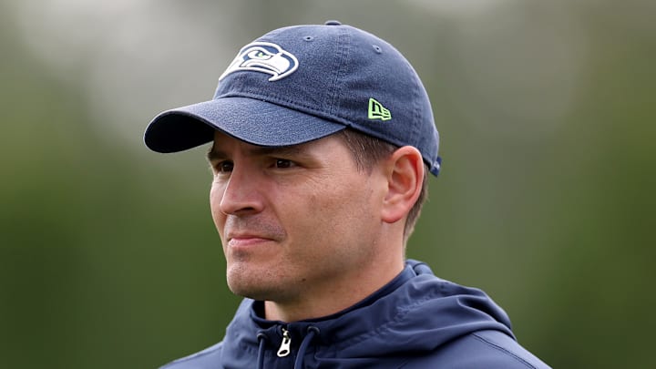 Mike Macdonald of the Seattle Seahawks Mike Macdonald of the Seattle Seahawks
