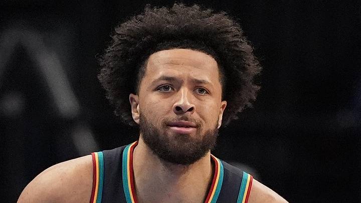 Apr 10, 2026; Charlotte, North Carolina, USA;  Detroit Pistons guard Cade Cunningham (2) brings the ball up court against the Charlotte Hornets during first quarter at Spectrum Center. Mandatory Credit: Jim Dedmon-Imagn Images