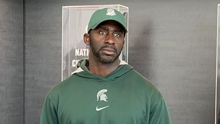 Blue Adams, Michigan State safeties coach Blue Adams, Michigan State safeties coach