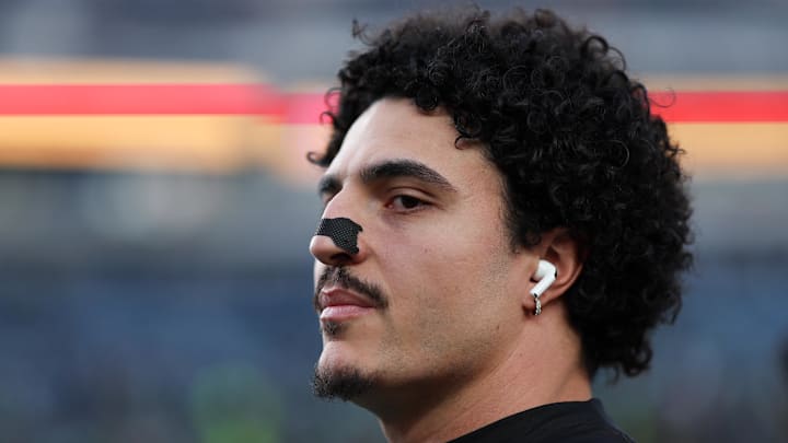 Carolina Panthers edge rusher Jaelan Phillips 