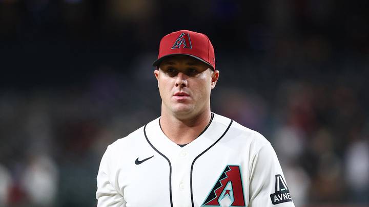 Apr 21, 2026; Phoenix, Arizona, USA; Arizona Diamondbacks catcher James McCann against the Chicago White Sox at Chase Field. Mandatory Credit: Mark J. Rebilas-Imagn Images
Apr 21, 2026; Phoenix, Arizona, USA; Arizona Diamondbacks catcher James McCann against the Chicago White Sox at Chase Field. Mandatory Credit: Mark J. Rebilas-Imagn Images