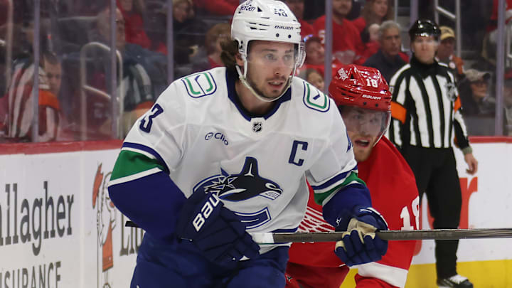 Vancouver Canucks v Detroit Red Wings Vancouver Canucks v Detroit Red Wings