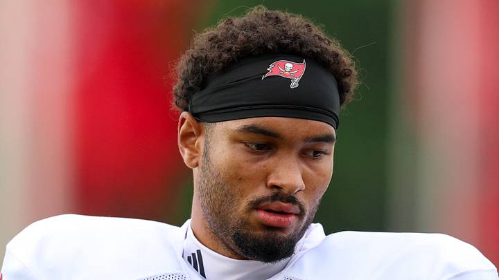 Aug 6, 2026; Tampa, FL, USA; Tampa Bay Buccaneers wide receiver Emeka Egbuka suffered an injury during joint practice. Aug 6, 2026; Tampa, FL, USA; Tampa Bay Buccaneers wide receiver Emeka Egbuka suffered an injury during joint practice.