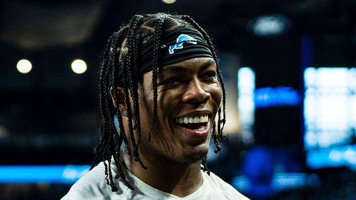 Detroit Lions running back Jahmyr Gibbs