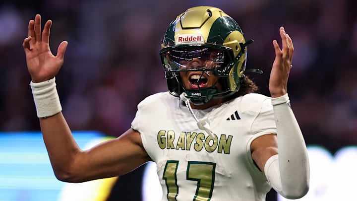 Tyler Atkinson and his top-ranked Grayson teammates had plenty to celebrate during their 51-3 romp at Collins Hill as the 2025 Georgia high school football season got underway.