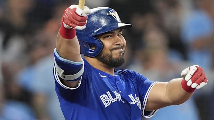 Toronto Blue Jays left fielder Anthony Santander