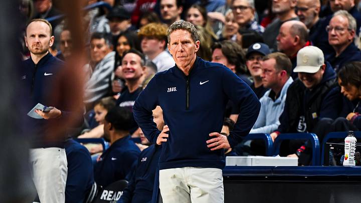 Gonzaga Bulldogs head coach Mark Few.