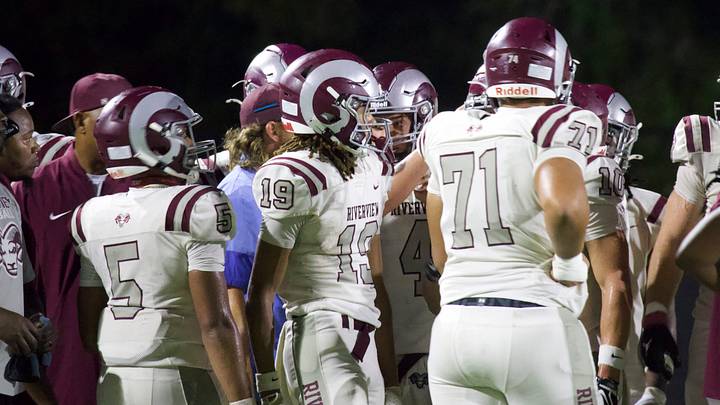 Riverview players gather during a 2026 game. Tight end Wyatt Eagans is among the area prospects featured in this week’s recruiting notebook. Riverview players gather during a 2026 game. Tight end Wyatt Eagans is among the area prospects featured in this week’s recruiting notebook.