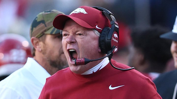 Arkansas Razorbacks interim coach Bobby Petrino led the Hogs to a 21-5 record in his last two seasons as the head coach. Could he recreate that magic if given a fresh start in 2026?