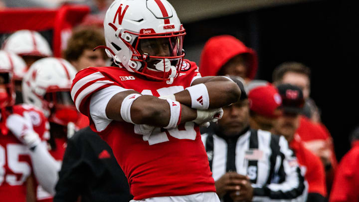 Ceyair Wright celebrates a pass breakup against UCLA last season.