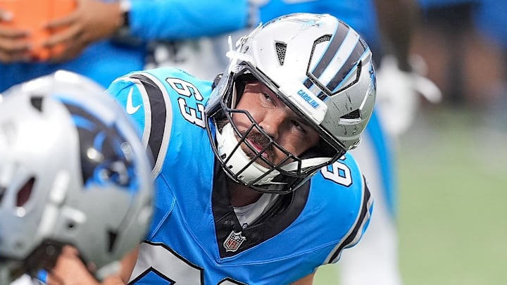 Carolina Panthers offensive lineman Austin Corbett