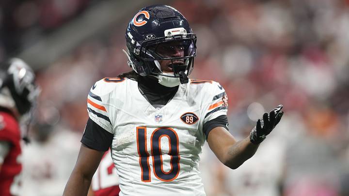 Oct 18, 2026; Atlanta, Georgia, USA; Chicago Bears wide receiver Luther Burden III (10) Oct 18, 2026; Atlanta, Georgia, USA; Chicago Bears wide receiver Luther Burden III (10)
