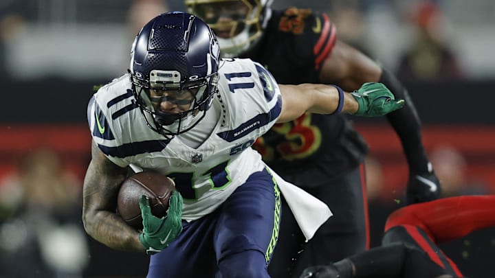 Seattle Seahawks wide receiver Jaxon Smith-Njigba finished second in fantasy points at his position in 2025.