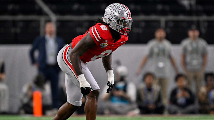 Ohio State linebacker Arvell Reese Ohio State linebacker Arvell Reese