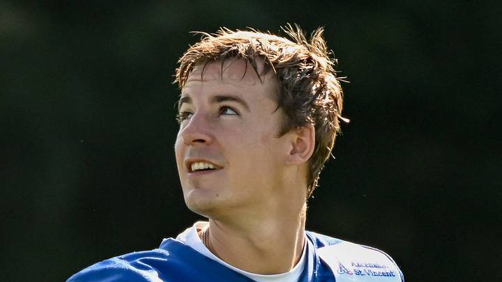 Indianapolis Colts kicker Spencer Shrader watches a kick attempt