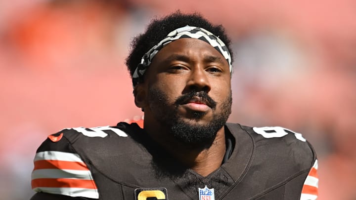 Cleveland Browns defensive end Myles Garrett