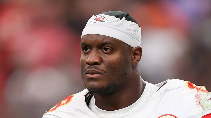 Kansas City Chiefs running back Kenneth Walker walks off the field