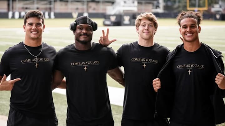 Eli Stowers and Vanderbilt's football team have worked to spearhead a spiritual movement on Vanderbilt's campus Eli Stowers and Vanderbilt's football team have worked to spearhead a spiritual movement on Vanderbilt's campus