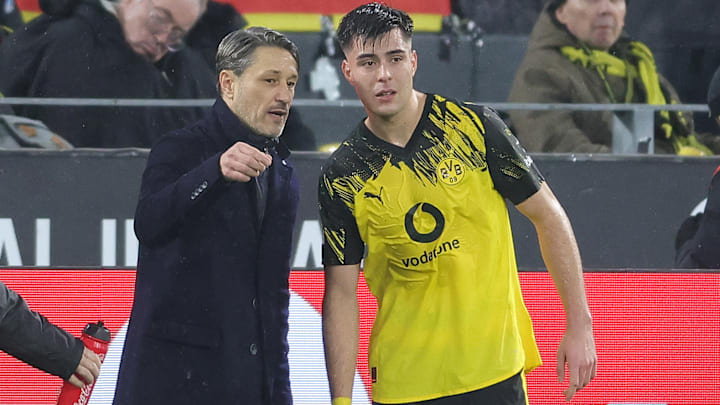 Niko Kovac mit Aaron Anselmino