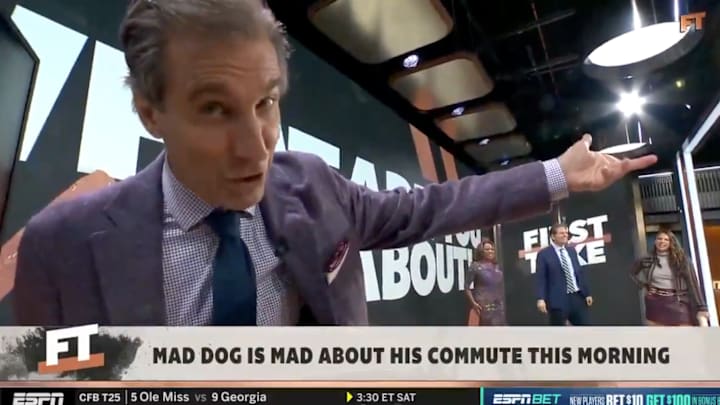 Mad Dog Russo wasn't happy about taking a Tesla to work on Wednesday.