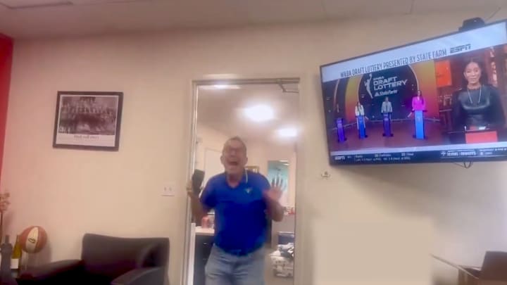 Dallas Wings GM Miller was overjoyed to win the WNBA draft lottery