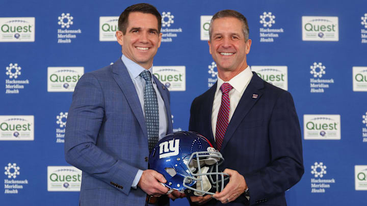 Joe Schoen, John Harbaugh