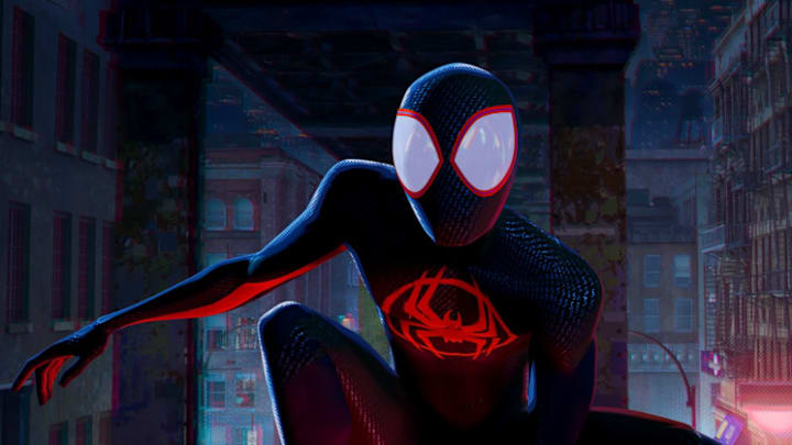 Spider-Man/Miles Morales (Shameik Moore) in Columbia Pictures and Sony Pictures Animations SPIDER-MAN: ACROSS THE SPIDER-VERSE.