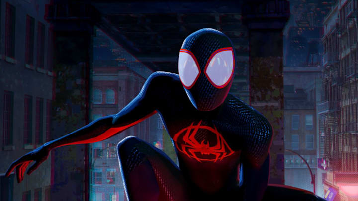 Spider-Man/Miles Morales (Shameik Moore) in Columbia Pictures and Sony Pictures Animations SPIDER-MAN: ACROSS THE SPIDER-VERSE.