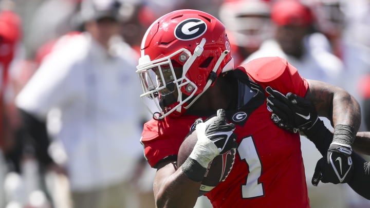 Kirby Smart won't say anything about Trevor Etienne's status after the running back was suspended from Georgia's football opener. Kirby Smart won't say anything about Trevor Etienne's status after the running back was suspended from Georgia's football opener.