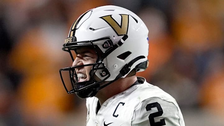 Vanderbilt quarterback Diego Pavia