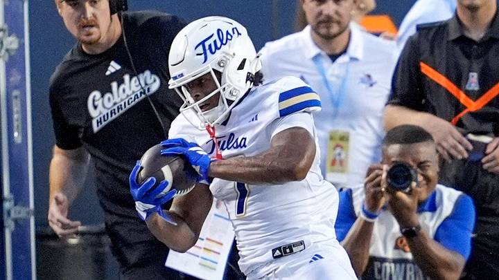 Tulsa running back Braylin Presley.