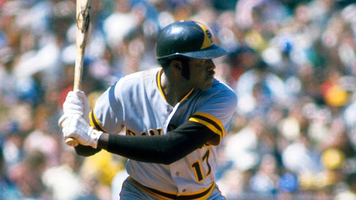 April 1974; Los Angeles, CA, USA: FILE PHOTO; San Diego Padres first baseman Nate Colbert (17) at bat against the Los Angeles Dodgers at Dodger Stadium.  Mandatory Credit: Darryl Norenberg-USA TODAY Sports