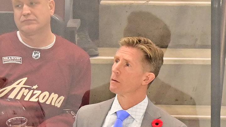 Nov 7, 2023; Tempe, Arizona, USA; Dave Hakstol, here as the head coach of the Seattle Kraken at Arizona State's Mullett Arena, is the new head coach at ASU.