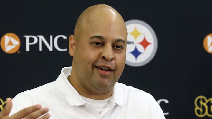 Pittsburgh Steelers general manager Omar Khan Pittsburgh Steelers general manager Omar Khan
