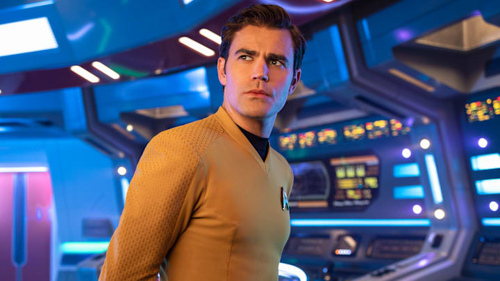 Paul Wesley as Kirk in Star Trek: Strange New Worlds, streaming on Paramount+, 2023. Photo Cr: Kharen Hill/Paramount+