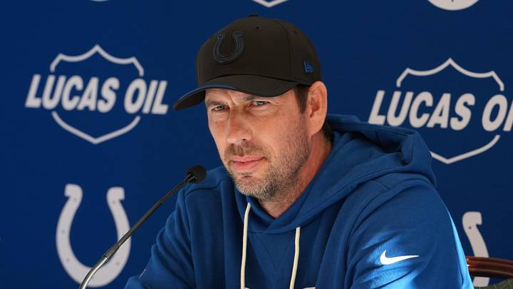 Indianapolis Colts head coach Shane Steichen at press conference