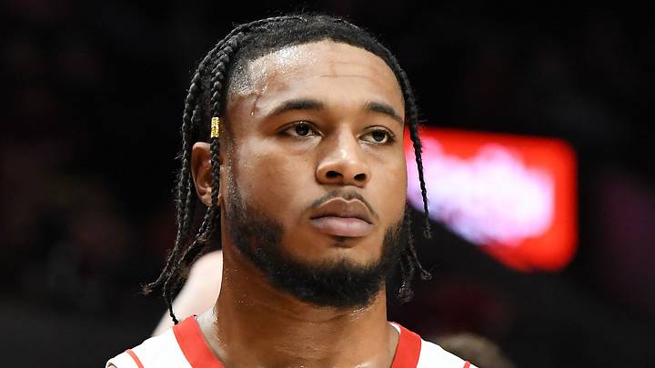 Jan 18, 2025; Portland, Oregon, USA; Houston Rockets forward Cam Whitmore (7) walks on the court after a break in play during the first half at Moda Center. Mandatory Credit: Brian Murphy-Imagn Images Jan 18, 2025; Portland, Oregon, USA; Houston Rockets forward Cam Whitmore (7) walks on the court after a break in play during the first half at Moda Center. Mandatory Credit: Brian Murphy-Imagn Images