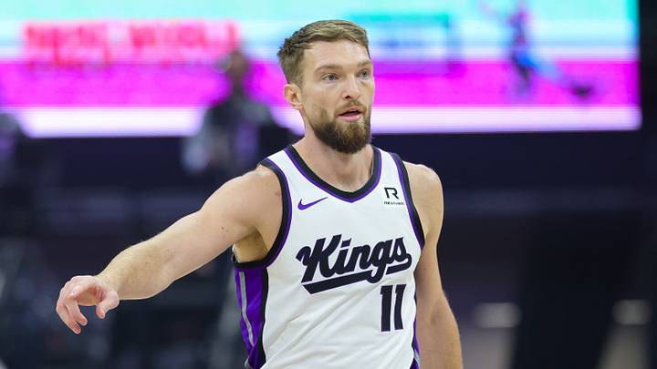 Nov 8, 2024; Sacramento, California, USA; Sacramento Kings forward Domantas Sabonis (11) during the first quarter against the Los Angeles Clippers at Golden 1 Center. Mandatory Credit: Sergio Estrada-Imagn Images Nov 8, 2024; Sacramento, California, USA; Sacramento Kings forward Domantas Sabonis (11) during the first quarter against the Los Angeles Clippers at Golden 1 Center. Mandatory Credit: Sergio Estrada-Imagn Images