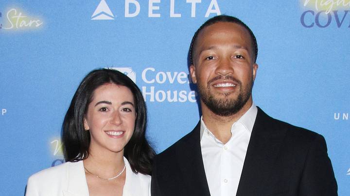 Ali Marks and Jalen Brunson. Ali Marks and Jalen Brunson.