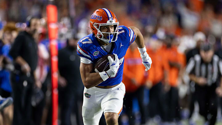 Florida Gators wide receiver Chimere Dike has provided big plays and leadership after transferring from the Wisconsin Badgers.
