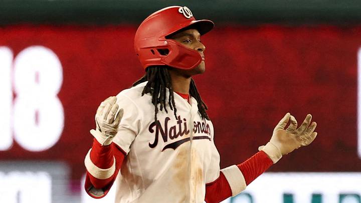 Washington Nationals shortstop CJ Abrams Washington Nationals shortstop CJ Abrams