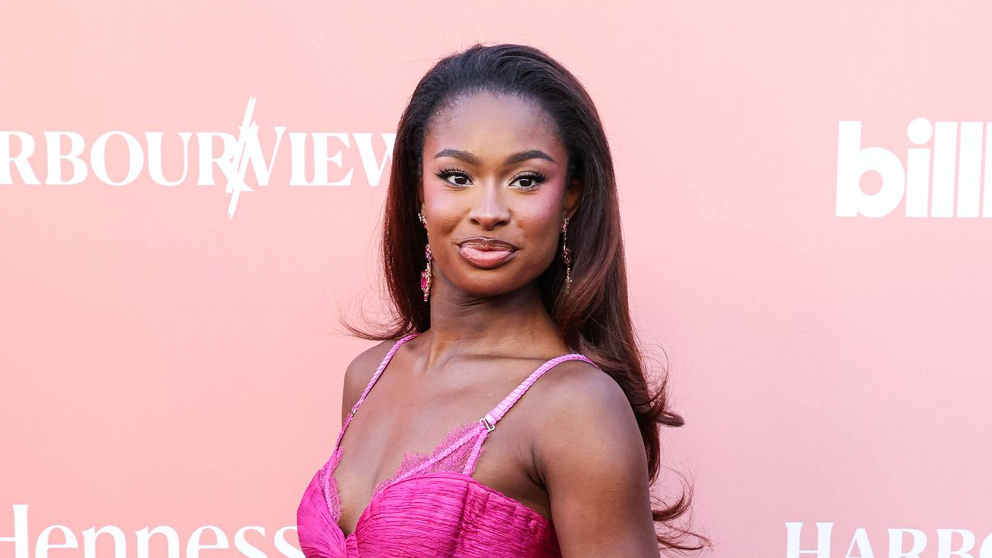 Donovan Mitchell's Fiancée Coco Jones Goes Viral Sipping Wine During Cavs Presser
