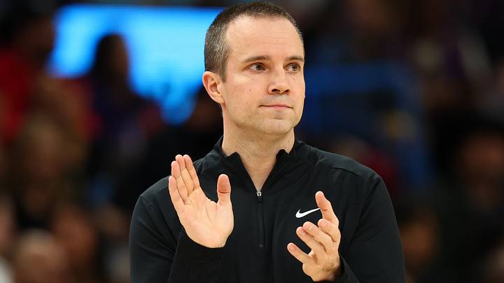 Jan 25, 2026; Phoenix, Arizona, USA; Phoenix Suns head coach Jordan Ott against the Miami Heat at Mortgage Matchup Center. Mandatory Credit: Mark J. Rebilas-Imagn Images Jan 25, 2026; Phoenix, Arizona, USA; Phoenix Suns head coach Jordan Ott against the Miami Heat at Mortgage Matchup Center. Mandatory Credit: Mark J. Rebilas-Imagn Images