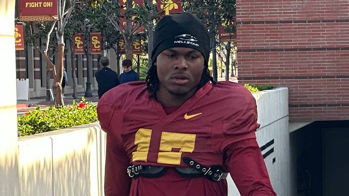 USC Trojans freshman wide receiver Kayden Dixon-Wyatt USC Trojans freshman wide receiver Kayden Dixon-Wyatt
