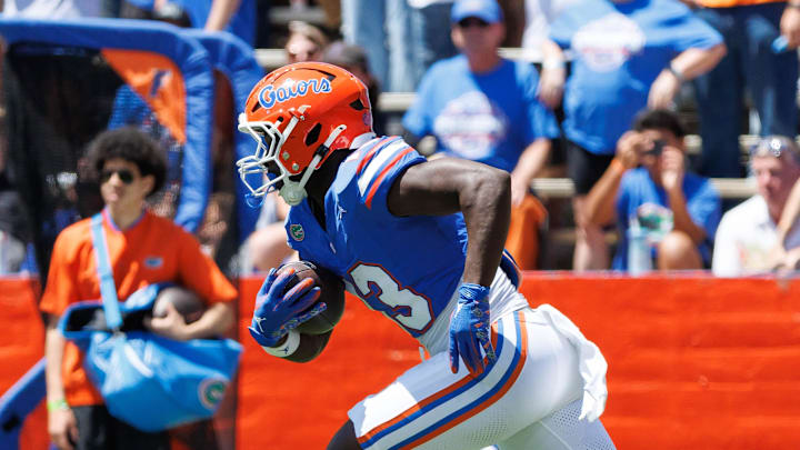 After splitting carries last season, Florida Gators running back Jadan Baugh is expected to be the leader for the team's rushing attack in 2025. After splitting carries last season, Florida Gators running back Jadan Baugh is expected to be the leader for the team's rushing attack in 2025.